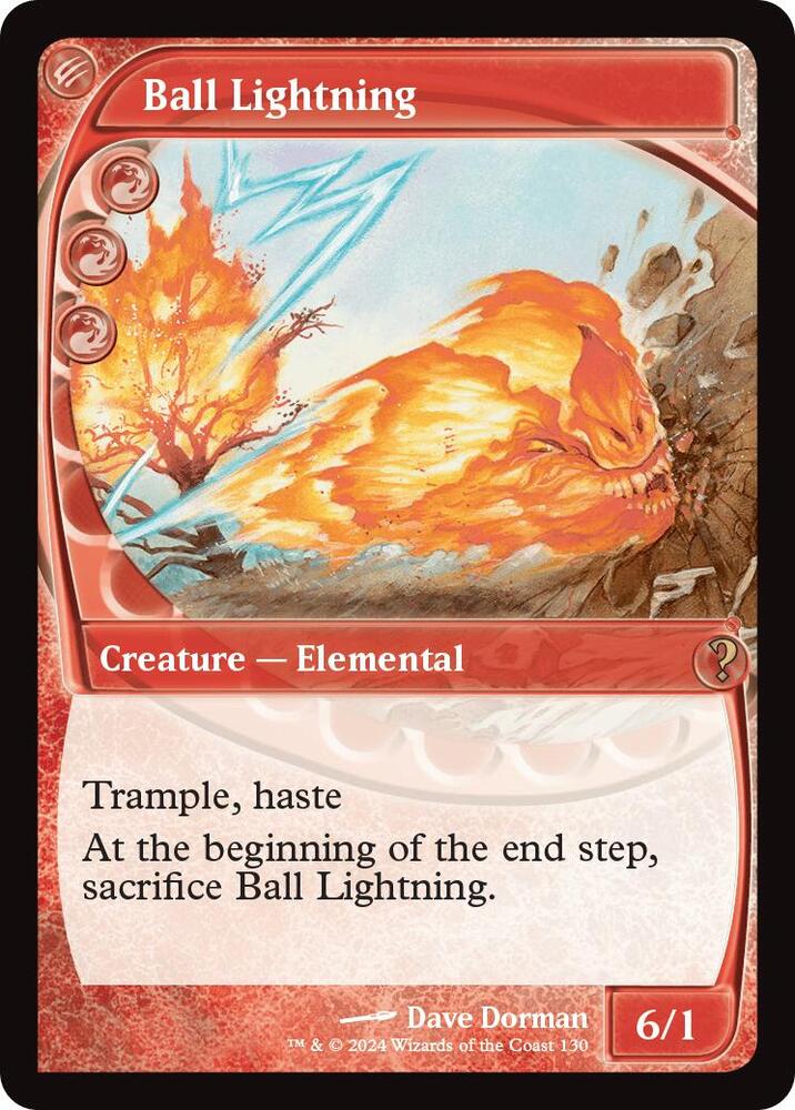 Ball Lightning (Future Sight) 130 card from Mystery Booster 2