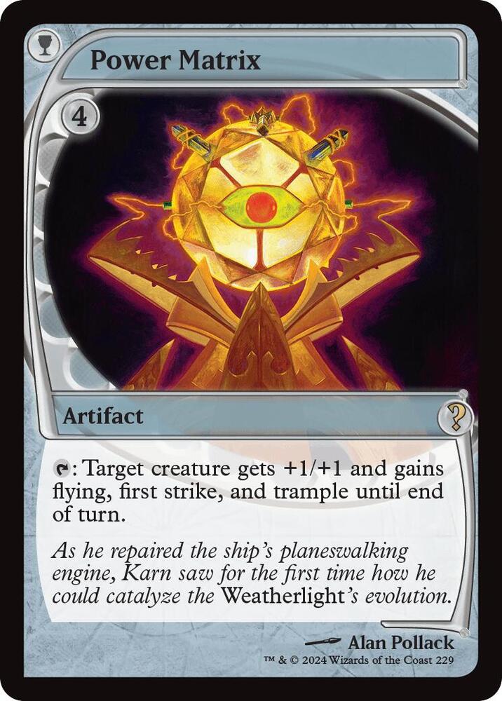 Power Matrix (Future Sight) 229 card from Mystery Booster 2