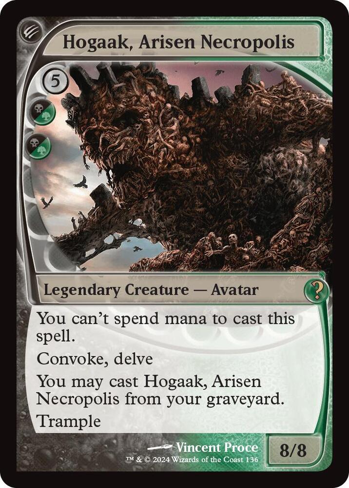 Hogaak, Arisen Necropolis (Future Sight) 136 card from Mystery Booster 2