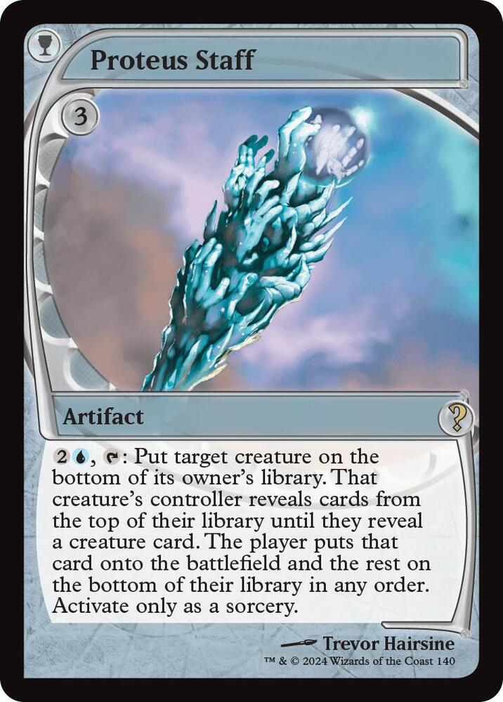 Proteus Staff (Future Sight) 140 card from Mystery Booster 2