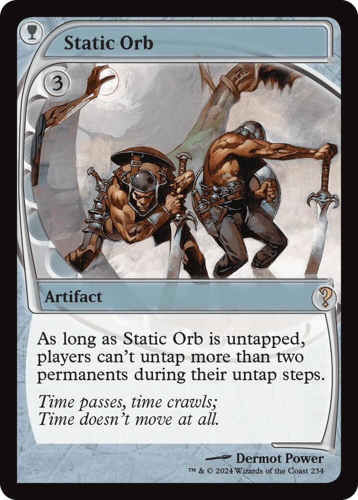 Static Orb (Future Sight) 234 card from Mystery Booster 2