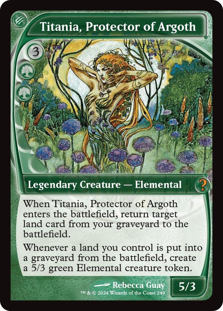 Titania, Protector of Argoth (Future Sight) 249 card from Mystery Booster 2