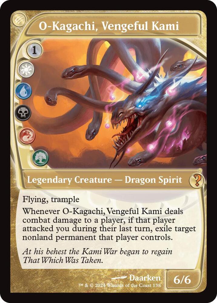 O-Kagachi, Vengeful Kami (Future Sight) 138 card from Mystery Booster 2