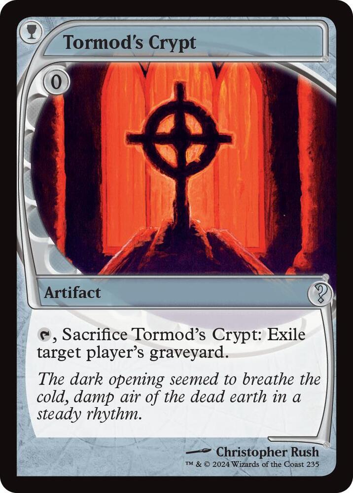 Tormod's Crypt (Future Sight) 235 card from Mystery Booster 2