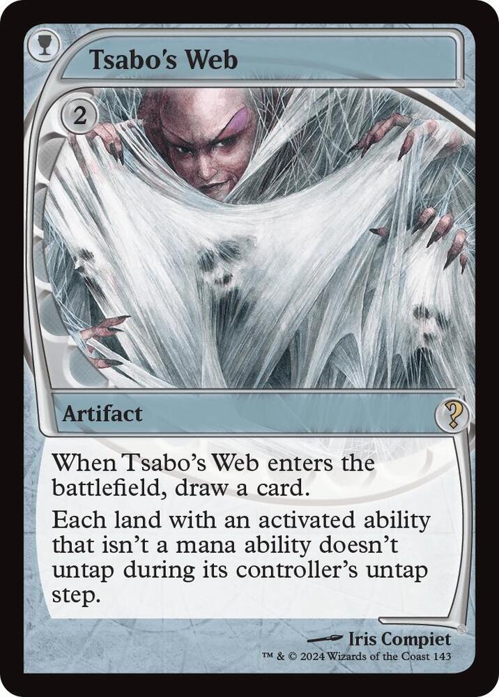 Tsabo's Web (Future Sight) 143 card from Mystery Booster 2
