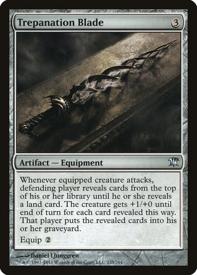 Trepanation Blade 235 card from Innistrad