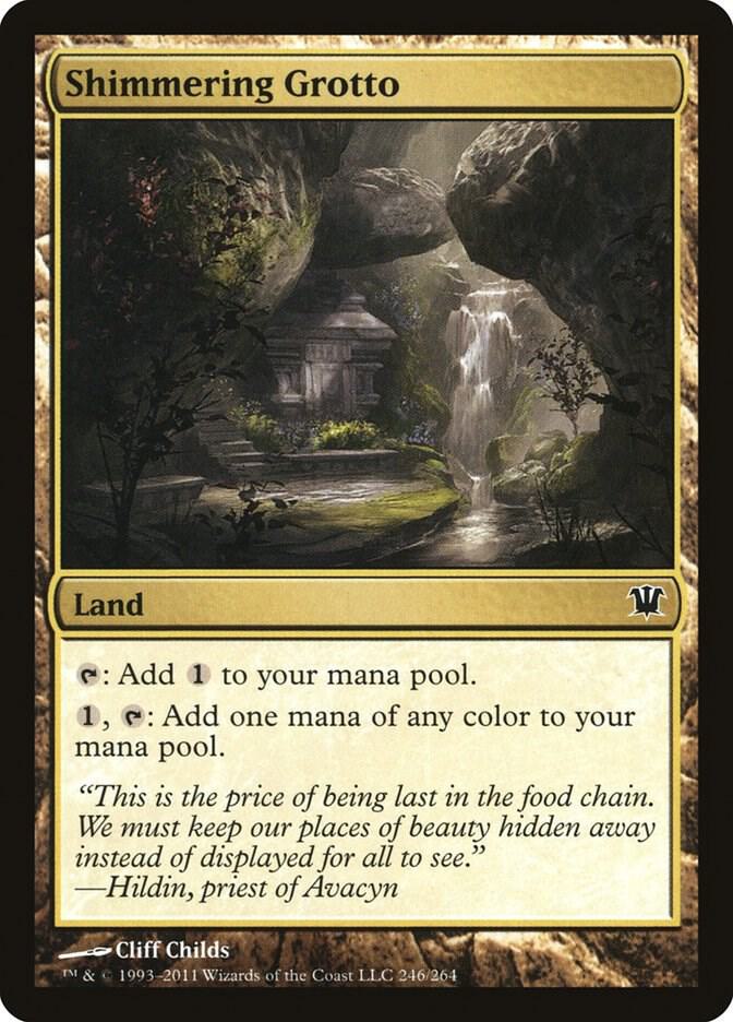 Shimmering Grotto 246 card from Innistrad