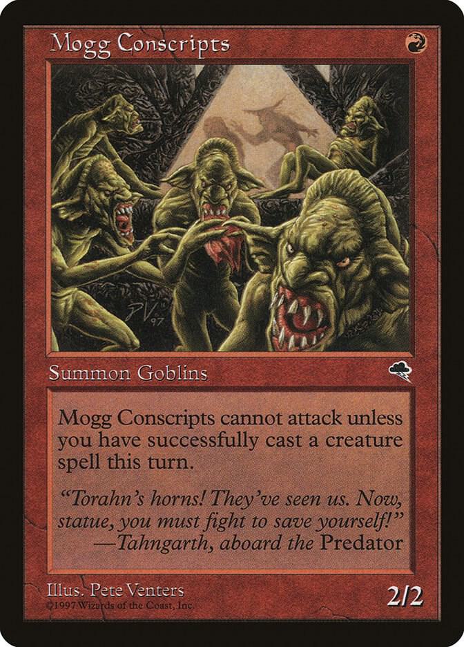 Mogg Conscripts 189 card from Tempest