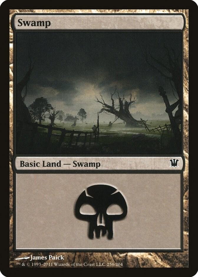 Swamp 256 card from Innistrad