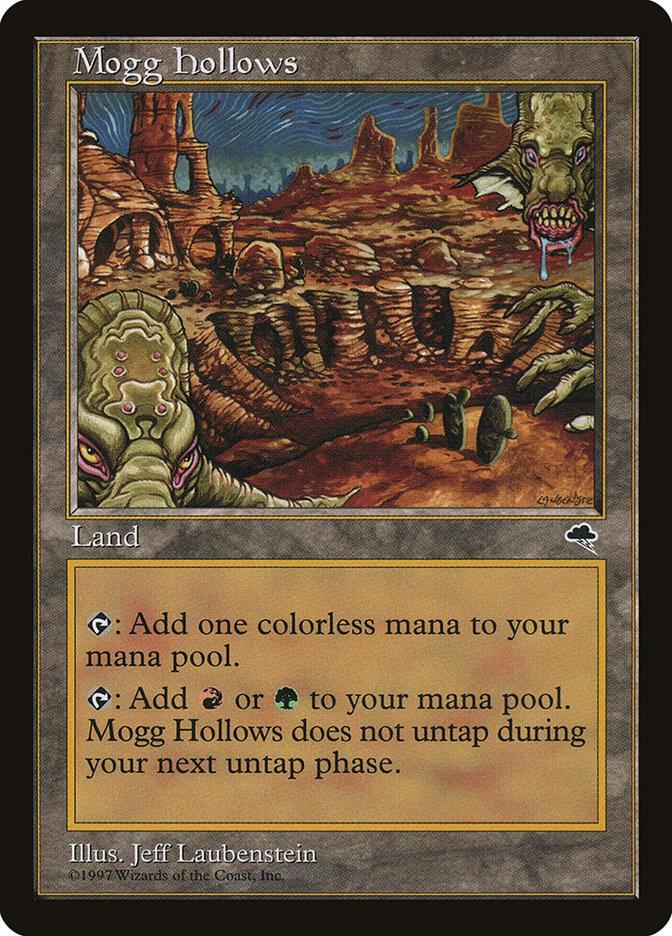 Mogg Hollows 320 card from Tempest
