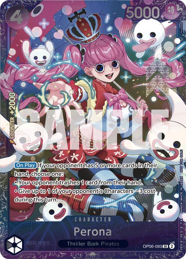 Perona (Treasure Cup 2024) OP06-093 card from One Piece Promotion Cards
