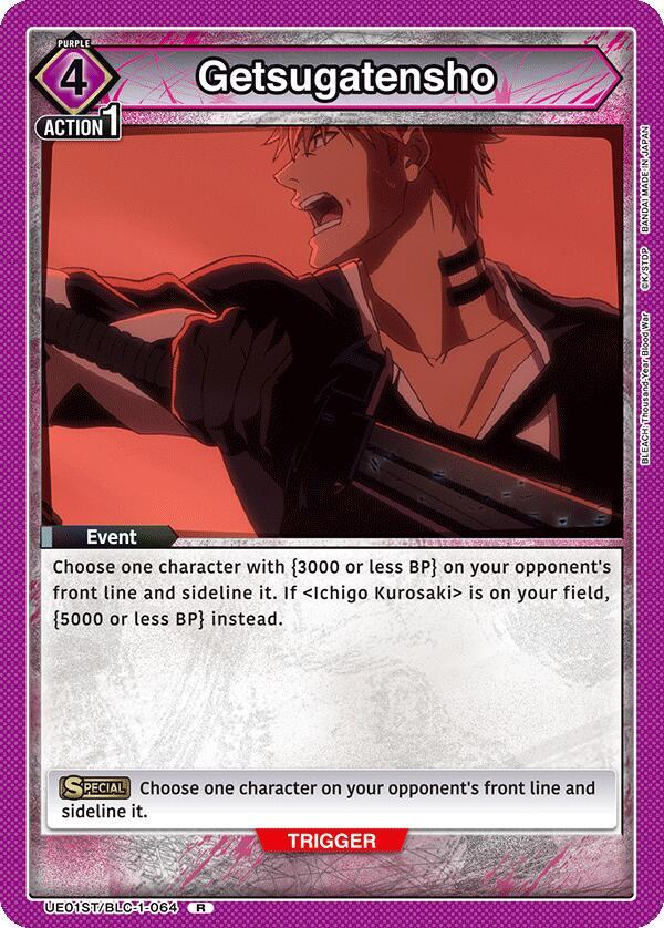 Getsugatensho UE01ST/BLC-1-064 card from UE01ST: BLEACH: Thousand-Year Blood War Starter Deck