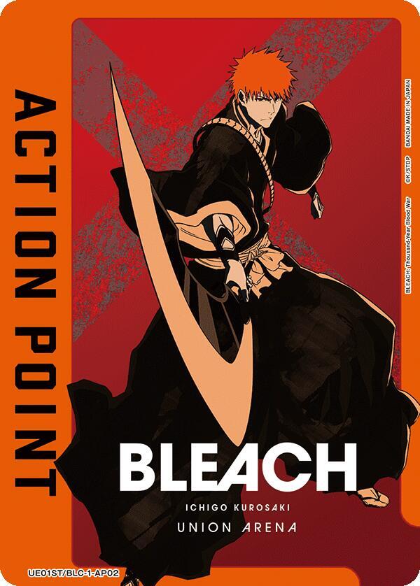 Action Point Card (AP02) (Ichigo Kurosaki) UE01ST/BLC-1-AP02 card from UE01ST: BLEACH: Thousand-Year Blood War Starter Deck