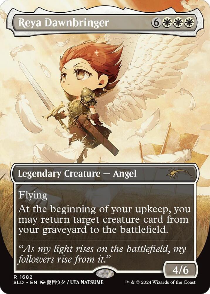 Reya Dawnbringer (Rainbow Foil) 1682 card from Secret Lair Drop Series