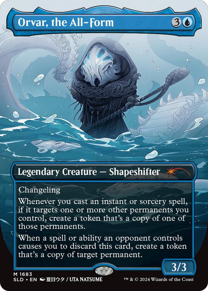 Orvar, the All-Form (Rainbow Foil) 1683 card from Secret Lair Drop Series