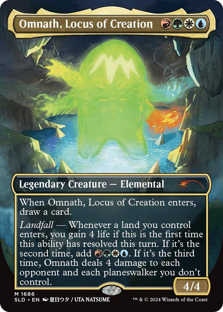 Omnath, Locus of Creation (Rainbow Foil) 1686 card from Secret Lair Drop Series