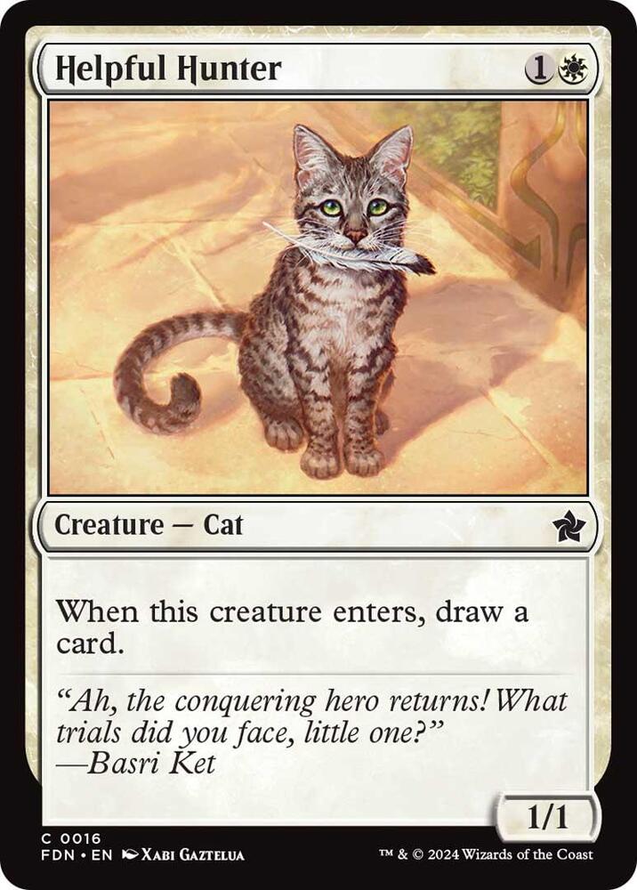 Helpful Hunter 16 card from Foundations