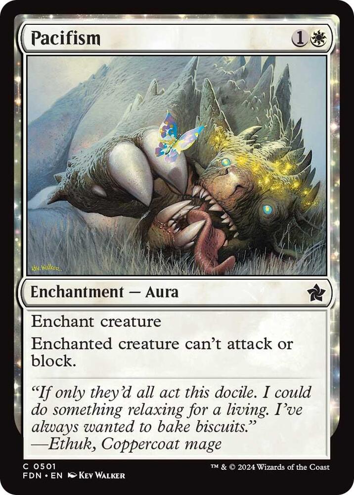 Pacifism 501 card from Foundations