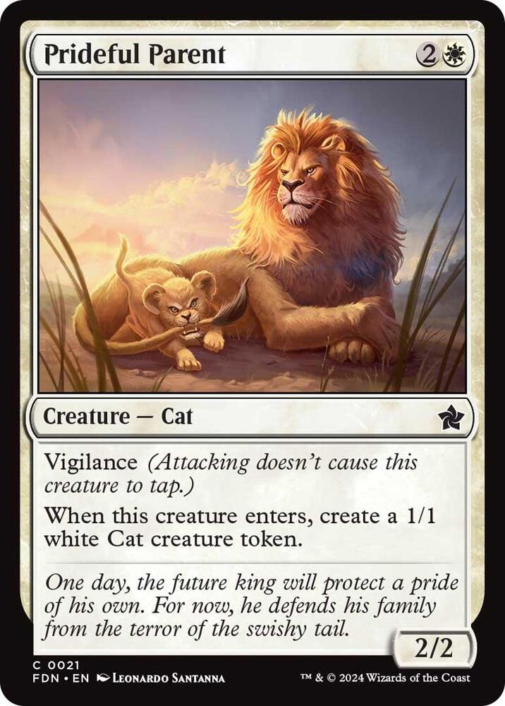 Prideful Parent 21 card from Foundations