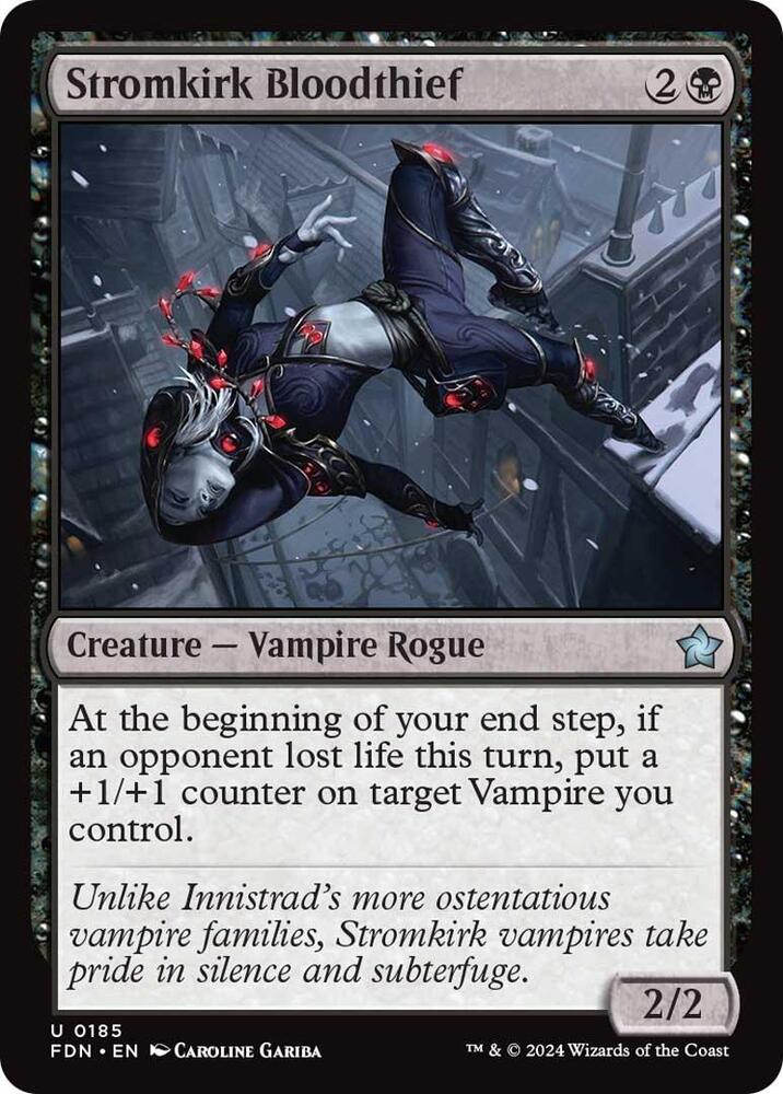 Stromkirk Bloodthief 185 card from Foundations