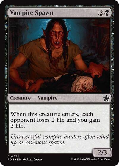 Vampire Spawn 532 card from Foundations
