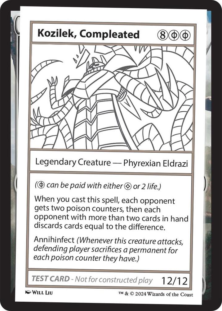 Kozilek, Compleated card from Mystery Booster 2 Playtest Cards