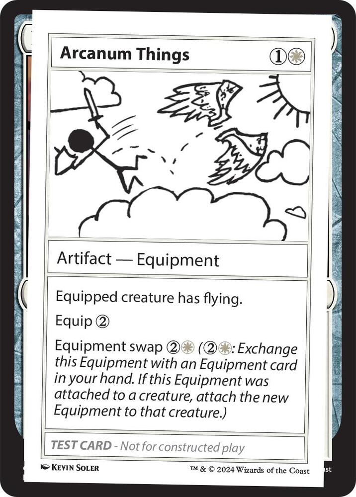 Arcanum Things card from Mystery Booster 2 Playtest Cards