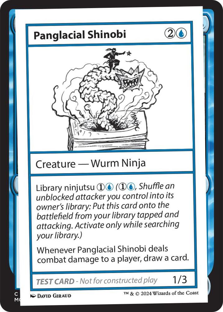 Panglacial Shinobi card from Mystery Booster 2 Playtest Cards