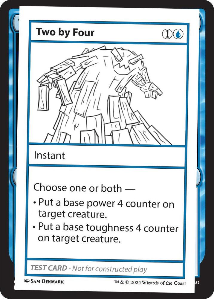 Two by Four card from Mystery Booster 2 Playtest Cards