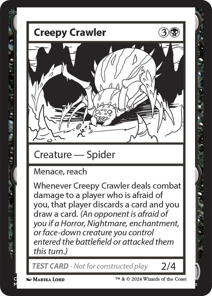 Creepy Crawler card from Mystery Booster 2 Playtest Cards