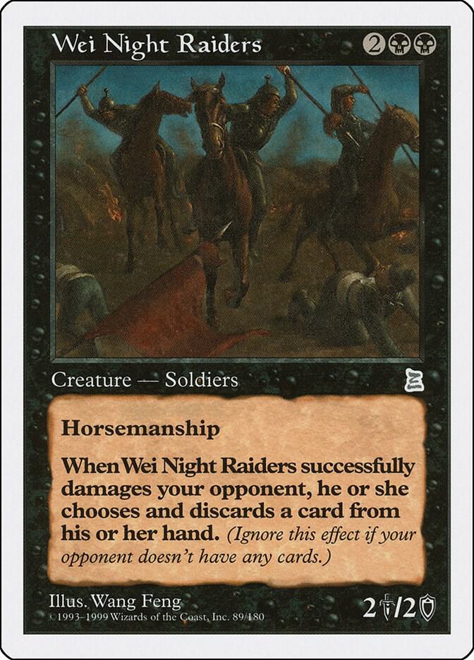 Wei Night Raiders 89 card from Portal Three Kingdoms