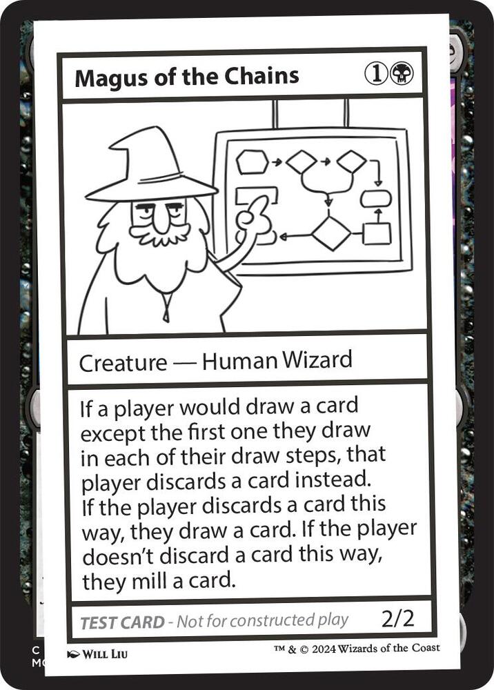 Magus of the Chains card from Mystery Booster 2 Playtest Cards