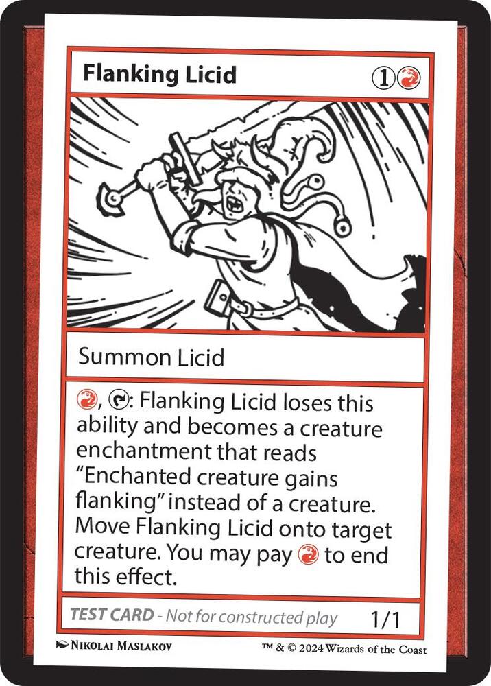 Flanking Licid card from Mystery Booster 2 Playtest Cards