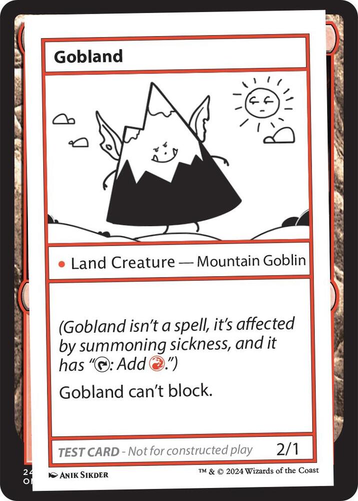 Gobland card from Mystery Booster 2 Playtest Cards