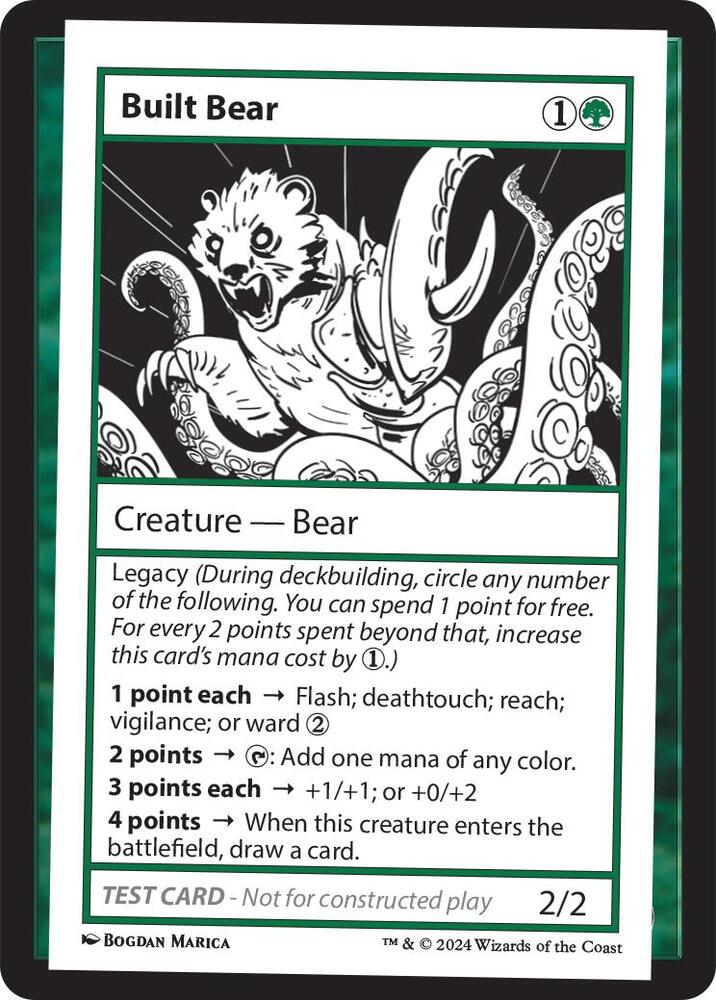 Built Bear card from Mystery Booster 2 Playtest Cards