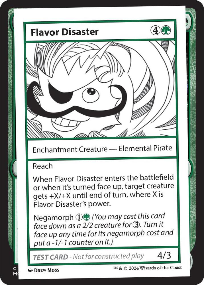 Flavor Disaster card from Mystery Booster 2 Playtest Cards