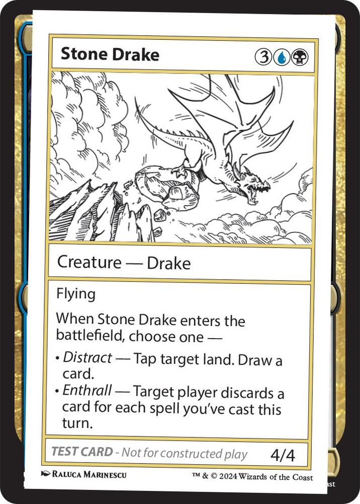Stone Drake card from Mystery Booster 2 Playtest Cards
