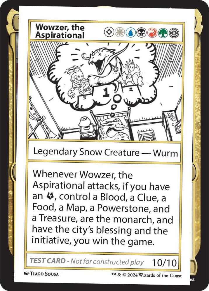 Wowzer, the Aspirational card from Mystery Booster 2 Playtest Cards