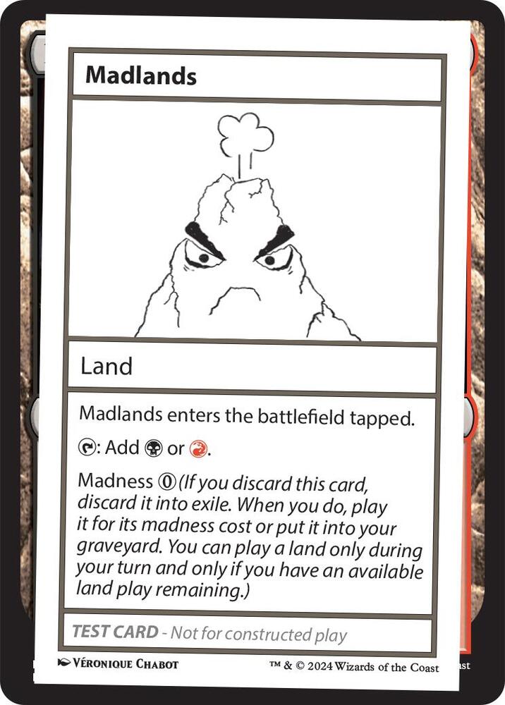 Madlands card from Mystery Booster 2 Playtest Cards
