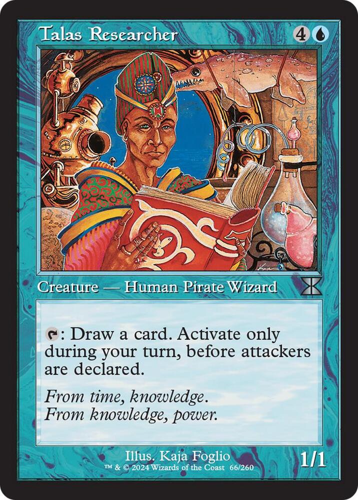 Talas Researcher 66/260 card from The List Reprints