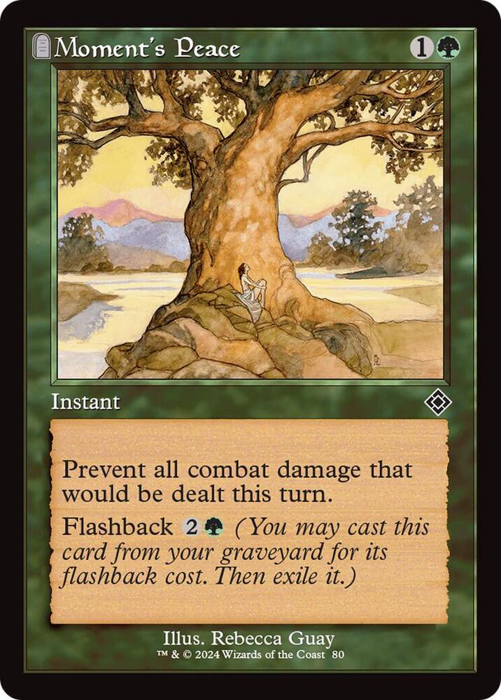 Moment's Peace 80 card from The List Reprints