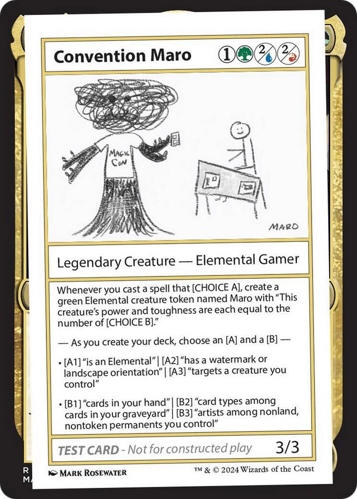 Convention Maro card from Mystery Booster: Convention Edition Exclusives