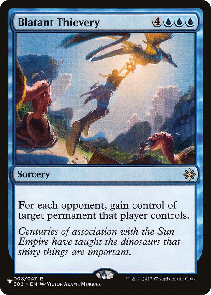 Blatant Thievery 008/047 card from The List Reprints