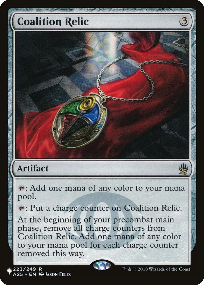 Coalition Relic (A25) 223/249 card from The List Reprints