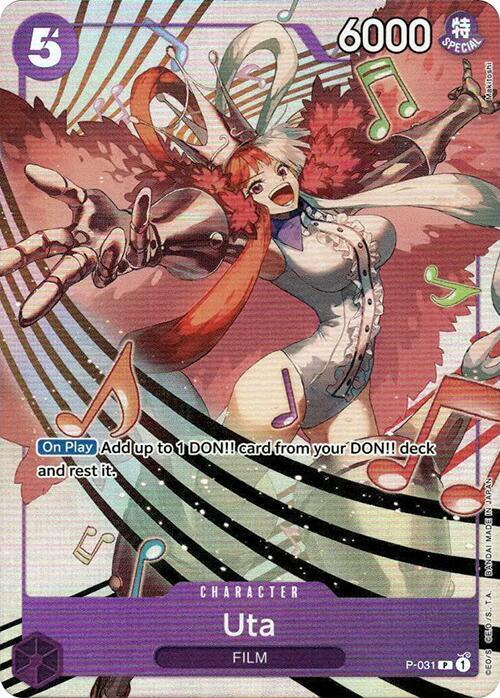 Uta (Premium Card Collection -Uta-) P-031 card from One Piece Promotion Cards
