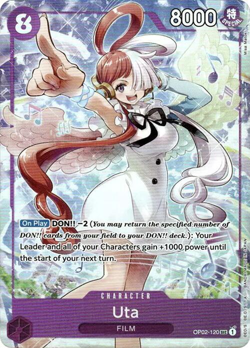 Uta (Premium Card Collection -Uta-) OP02-120 card from One Piece Promotion Cards
