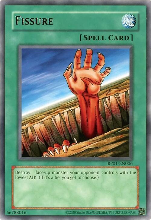 Fissure RP01-EN006 card from Retro Pack (2020 Date Reprint)