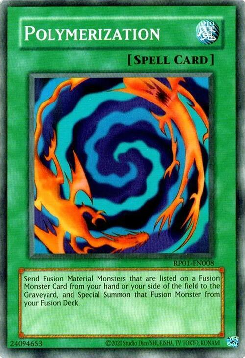 Polymerization RP01-EN008 card from Retro Pack (2020 Date Reprint)