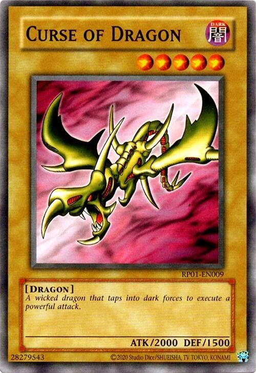 Curse of Dragon RP01-EN009 card from Retro Pack (2020 Date Reprint)