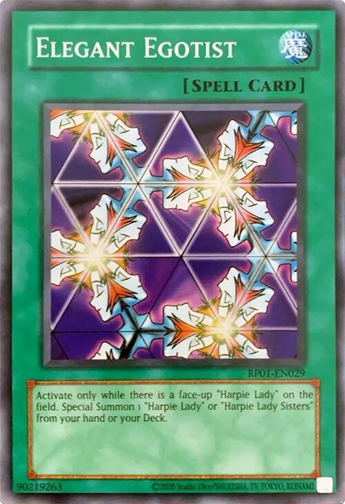 Elegant Egotist RP01-EN029 card from Retro Pack (2020 Date Reprint)